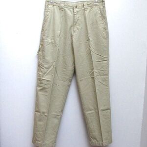 Columbia Mens Trouser Pants Chino Khaki Beige 100% Cotton Size 32/30